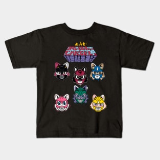 Cat valentine rangers Kids T-Shirt